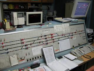St Marys signalbox panel